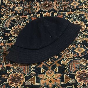 Vintage LL Bean navy wool bucket hat
